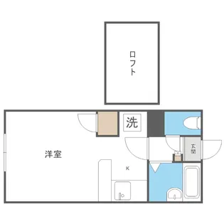 NOA北郷【203号室】の間取り