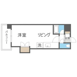 コメンスNO.1【5階】の間取り