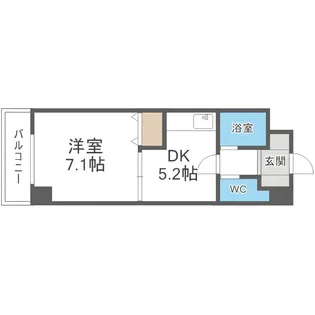 南6条発成ビル【505号室】の間取り