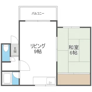 クレセントハウスB棟【102号室】の間取り