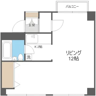 アサヒコートハウス【2階】の間取り