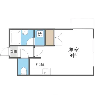 ファーストフラット【3階】の間取り