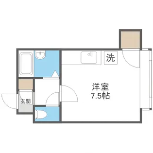 プレサント南8西8【2階】の間取り