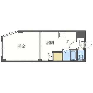 メゾンエスポアール【105号室】の間取り