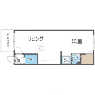 CASADUQUW平岸(カサデューク平岸)【56-302号室】の間取り