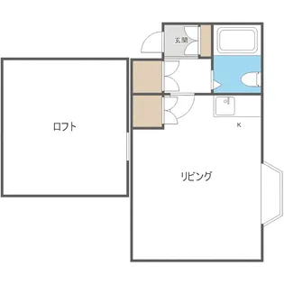 ナウパレス【203号室】の間取り