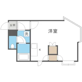 ノースシティ東札幌【3号室】の間取り