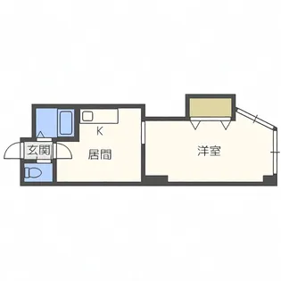 ノースランド南8条【202号室】の間取り