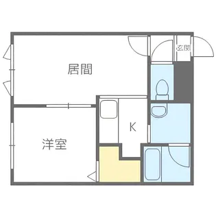 グランディール45【4階】の間取り