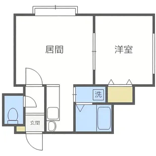 メゾンパークス南28【102号室】の間取り