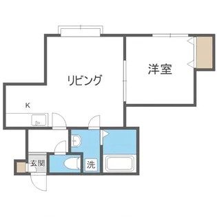 ウッドビレッジII【103号室】の間取り