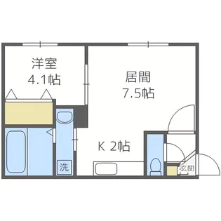 ASTI-STAGE -anela-【2階】の間取り
