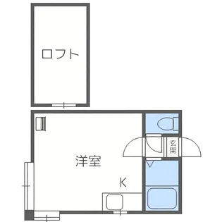 セレスト【203号室】の間取り