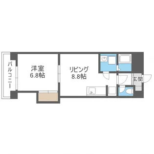 カノントヨヒラ【3階】の間取り