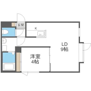 CREST【1階】の間取り