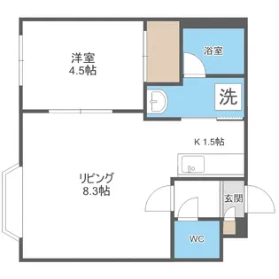 リリアンⅡ【2階】の間取り