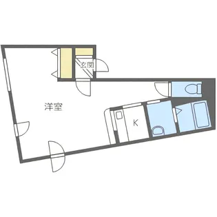 リトルポケット【203号室】の間取り