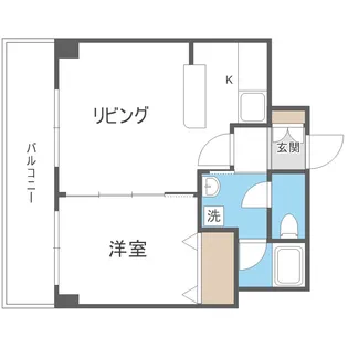 ラフィーコート【4階】の間取り