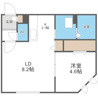 Prograce S19【2階】の間取り