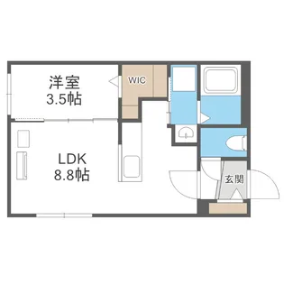 ONE-soen(ワン-ソウエン)【1階】の間取り