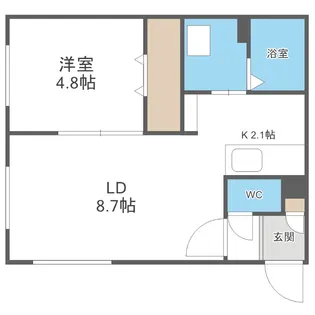 Prograce S19【2階】の間取り