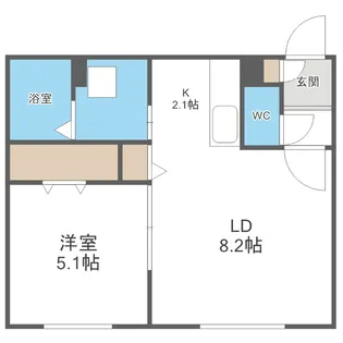 Prograce S19【3階】の間取り
