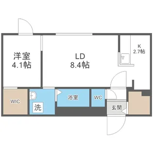 SELENE【1階】の間取り