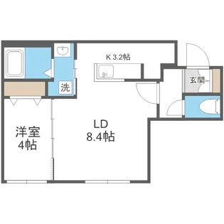 Grace札幌東(グレース東札幌)【1階】の間取り