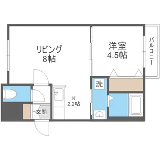 フィオラノセレッソ【4階】の間取り