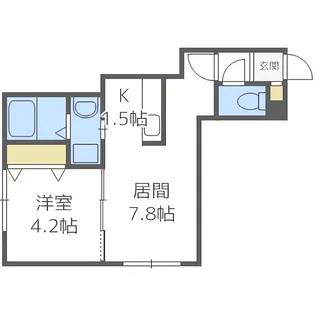 サンレコルトⅠ【205号室】の間取り