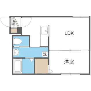 エヴァンスコート南3条【5階】の間取り