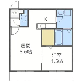 ange-rose(アンジュ・ロゼ)【3階】の間取り