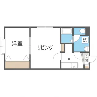 ラテルネ公園通り【1階】の間取り