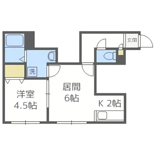 New Frontier(ニューフロンティア)【205号室】の間取り