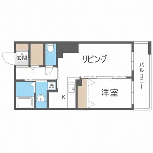 KDXレジデンス大通公園【13階】の間取り