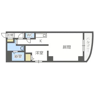 プルミエール札幌【2階】の間取り