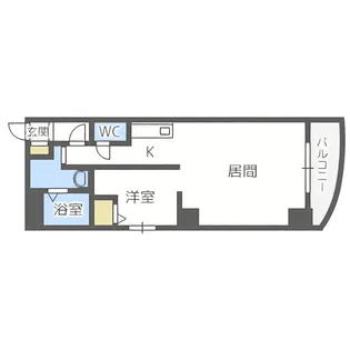 プルミエール札幌【5階】の間取り