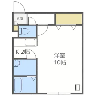 カーサ・ミラグロ【2階】の間取り