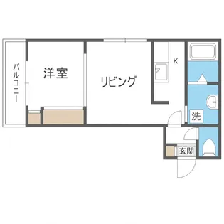 Luna26(ルナ26)【103号室】の間取り