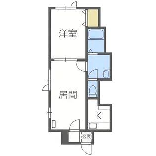 Violette白石【102号室】の間取り