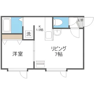 アークコート平岸【301号室】の間取り