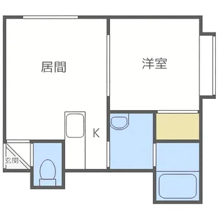 アビタシオンボナール【101号室】の間取り