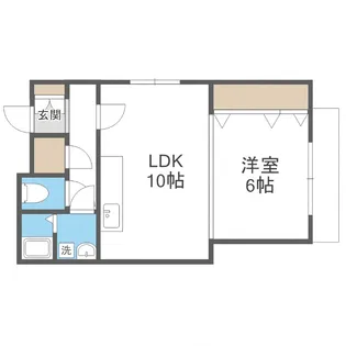 エステラ参番館【101号室】の間取り