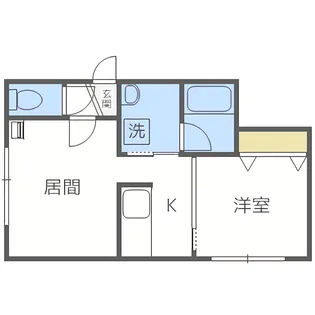 サン・タバサ月寒壱番館【103号室】の間取り