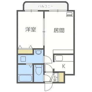 ティアラ大谷地Ⅰ【4階】の間取り