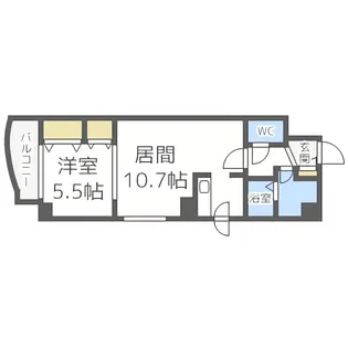レスト5・2【4階】の間取り