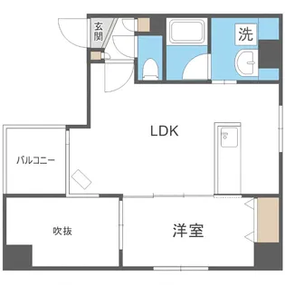 円山シャトー桂和医大前【8階】の間取り