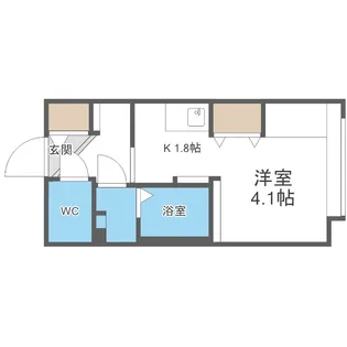 ピュア東彩館 VI【407号室】の間取り