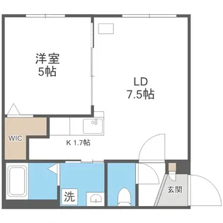 レクスベイル澄川【4階】の間取り