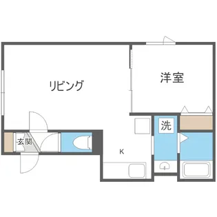 グレイス厚別【1階】の間取り
